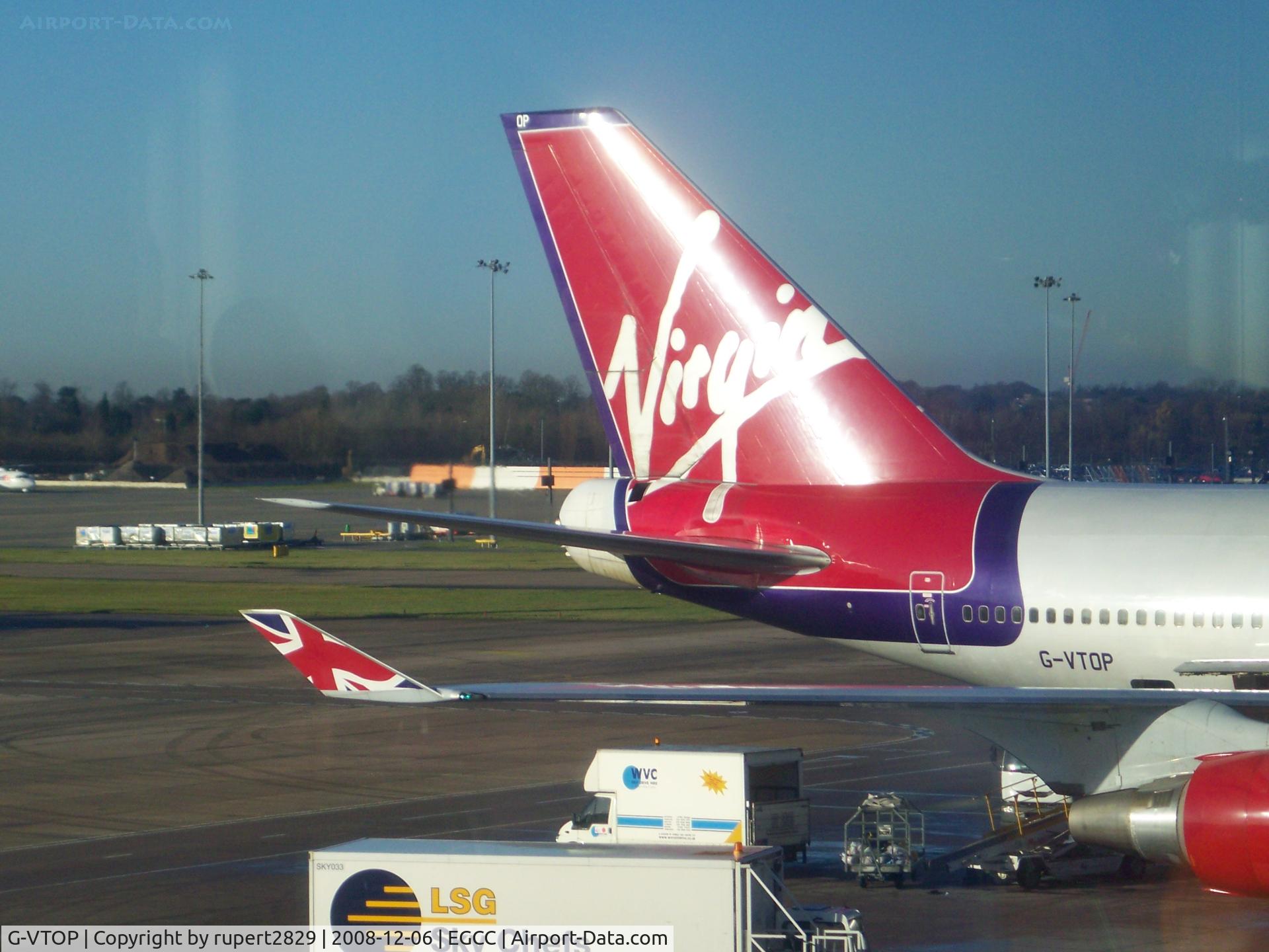 G-VTOP, 1997 Boeing 747-4Q8 C/N 28194, manchester