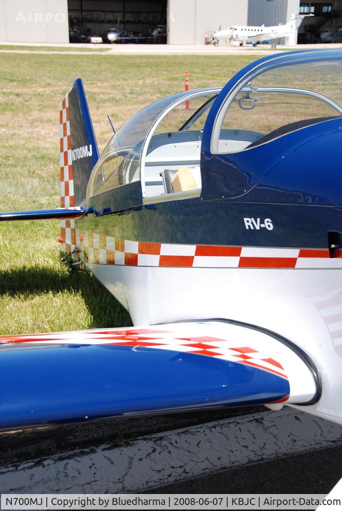 N700MJ, Vans RV-6 C/N 22896, Parked on display at Open House.