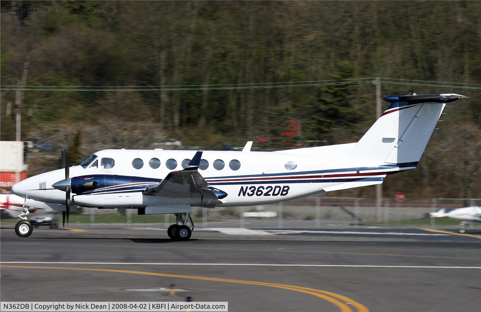 N362DB, 2007 Hawker Beechcraft 350 King Air (B300) C/N FL-571, KBFI