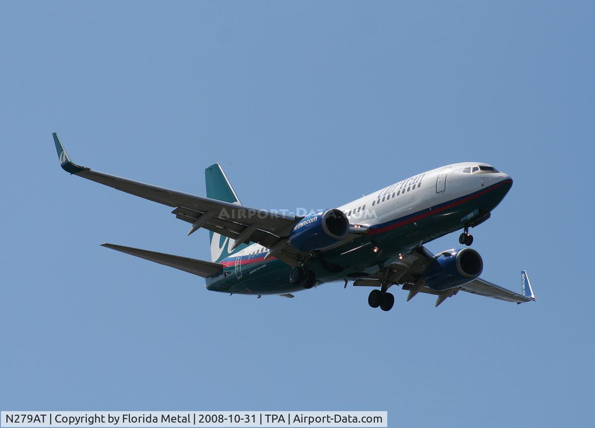 N279AT, 2005 Boeing 737-76N C/N 32666, Air Tran 737-700