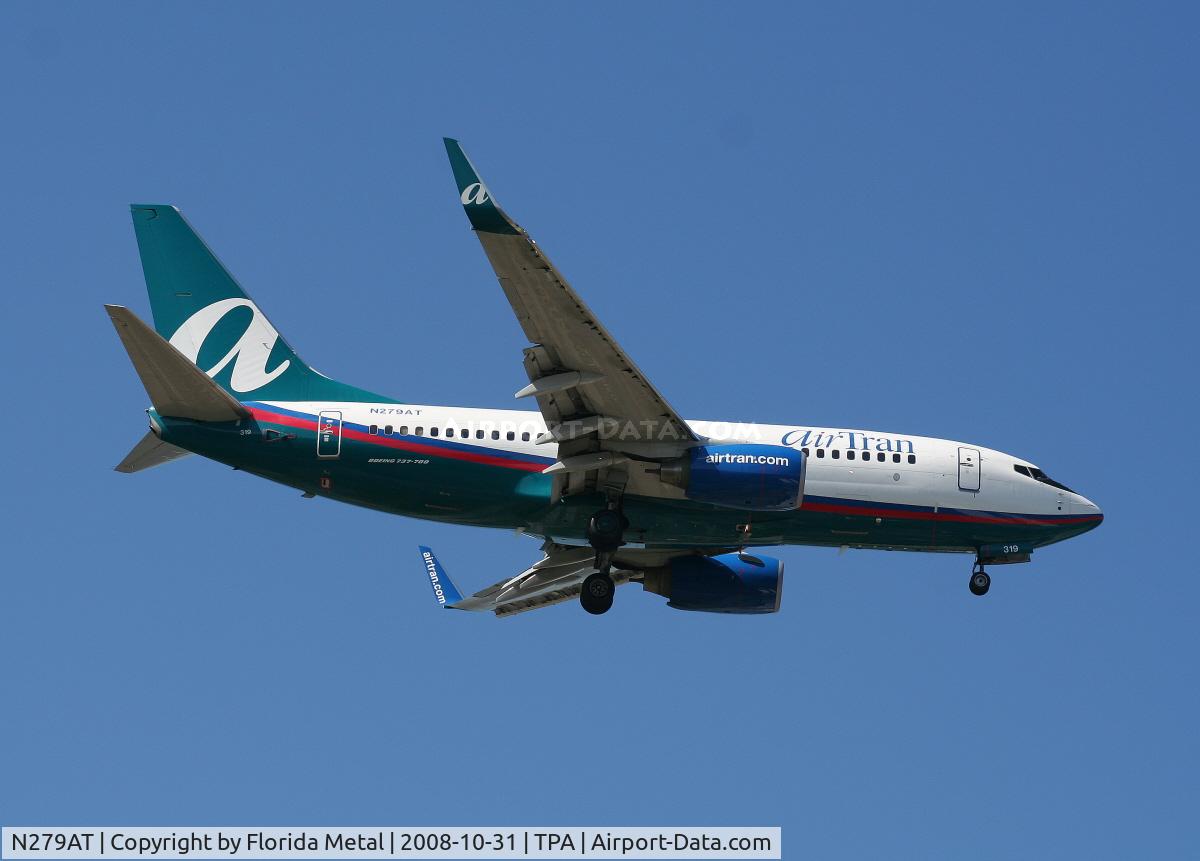 N279AT, 2005 Boeing 737-76N C/N 32666, Air Tran 737-700