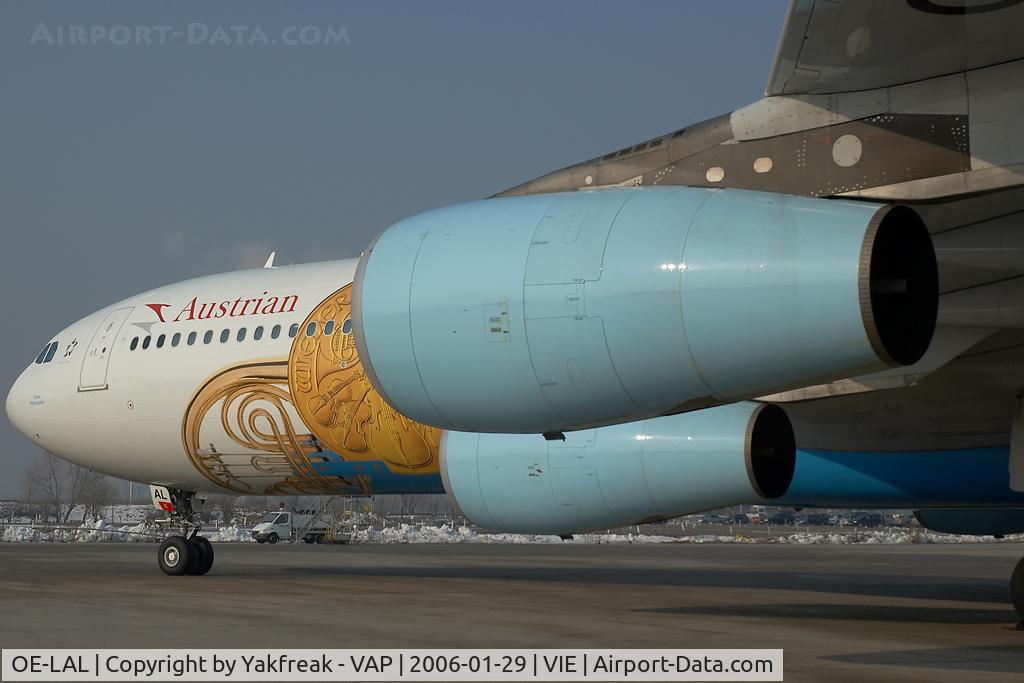 OE-LAL, 1999 Airbus A340-313 C/N 263, Austrian Airlines Airbus 340-300