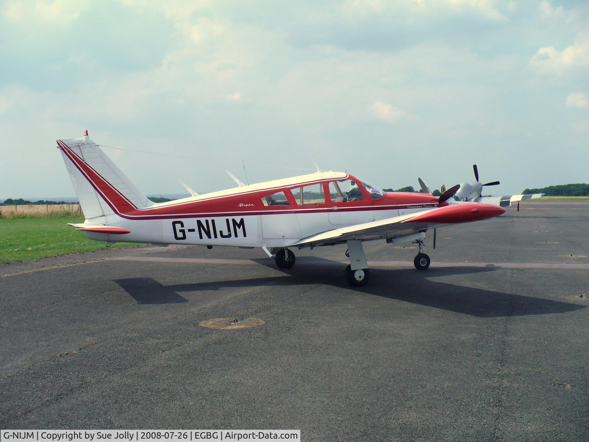 G-NIJM, 1968 Piper PA-28R-180 Cherokee Arrow C/N 28R-30644, Leicester Airfield July 2008