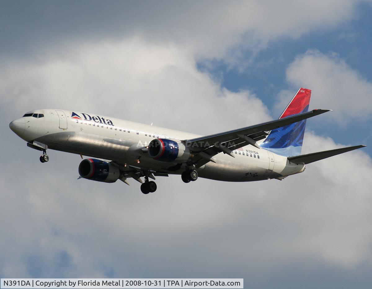 N391DA, 2000 Boeing 737-832 C/N 30560, Delta 737-800