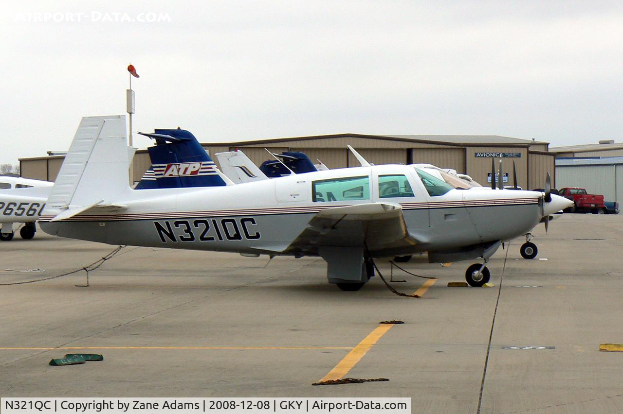 N321QC, 1980 Mooney M20K C/N 25-0353, At Arlington Municipal