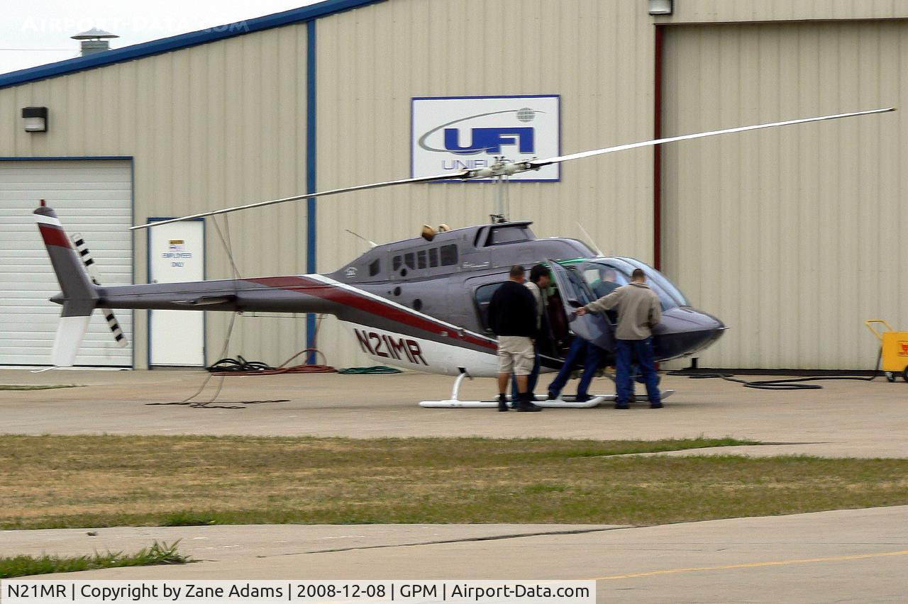 N21MR, 1978 Bell 206B JetRanger III C/N 2370, At Grand Prairie Municipal