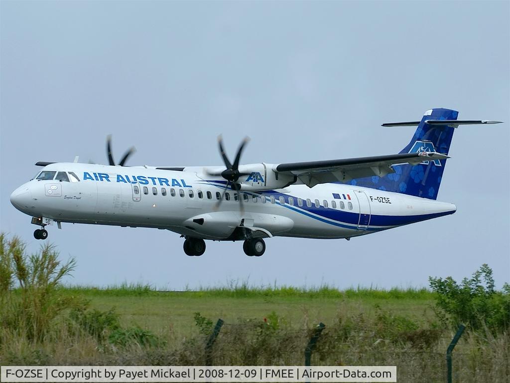 F-OZSE, 2008 ATR 72-212A C/N 813, Final rwy 30