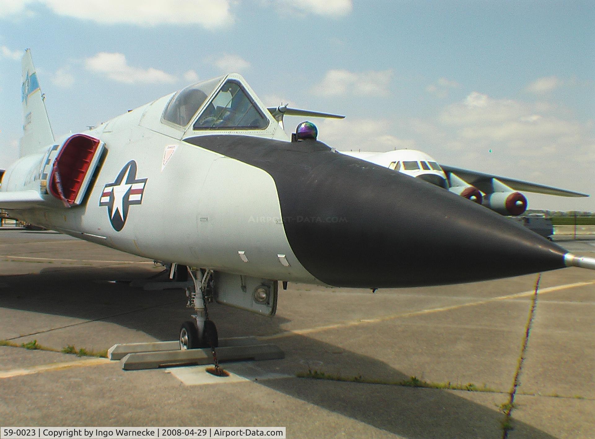 59-0023, 1959 Convair F-106A Delta Dart C/N 8-24-152, Convair F-106A Delta Dart Convair F-106A Delta Dart of USAF at AMC Museum, Dover DE