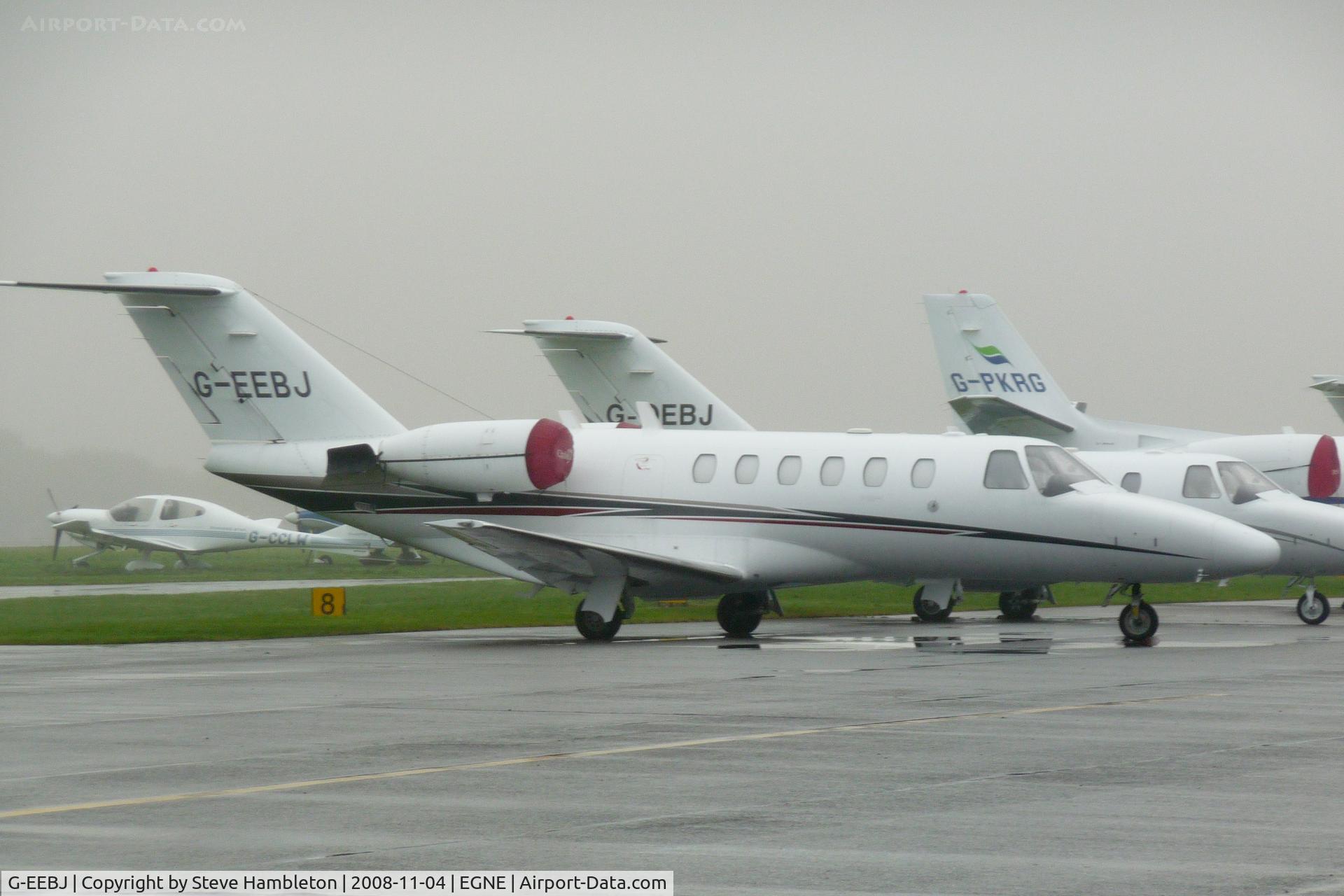 G-EEBJ, 2004 Cessna 525A CitationJet CJ2 C/N 525A-0202, On a cold damp November day at Retford-Gamston UK