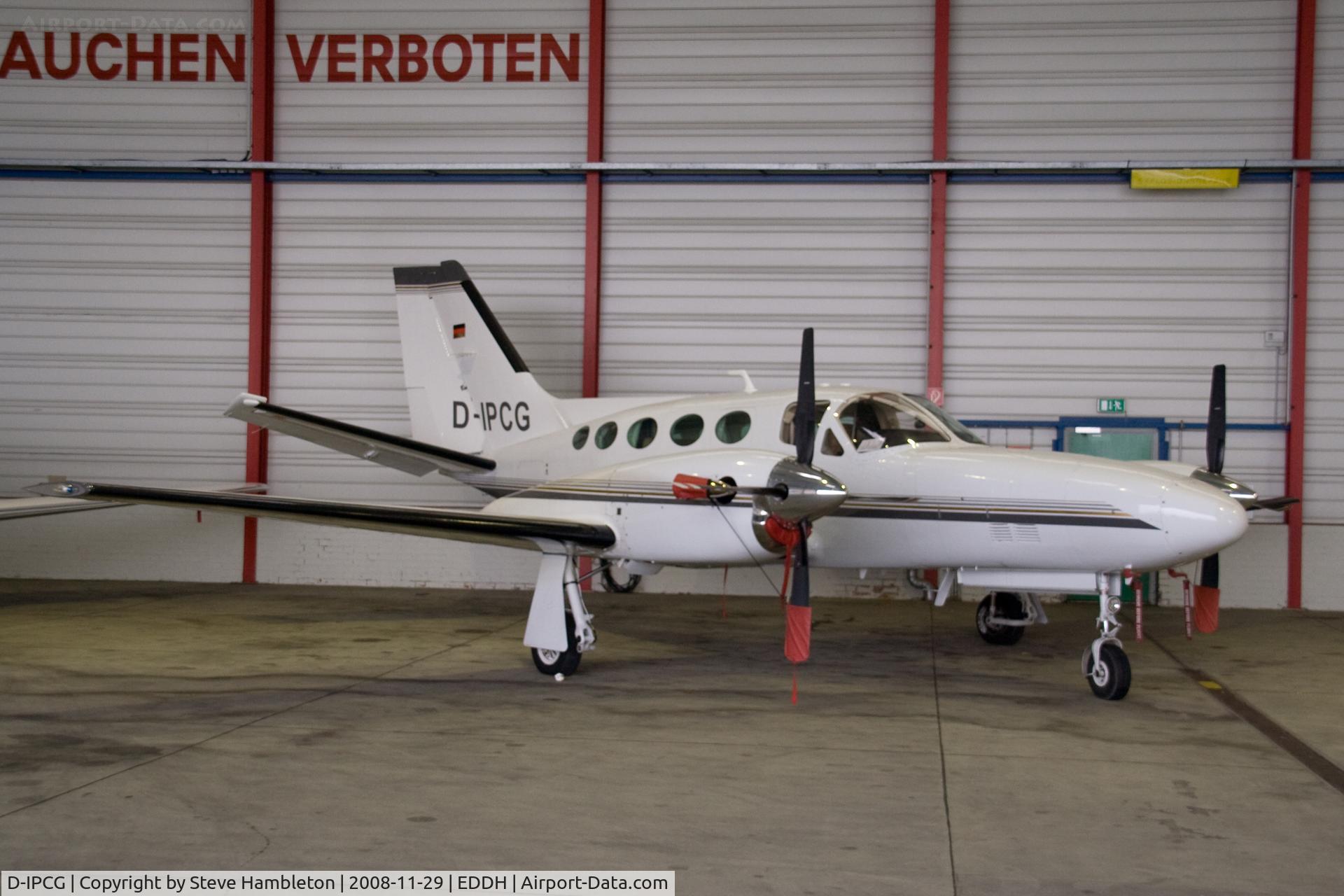 D-IPCG, 1983 Cessna 425 Conquest I C/N 425-0177, At Hamburg, Germany