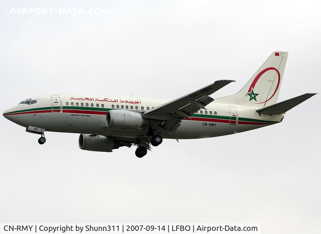 CN-RMY, 1992 Boeing 737-5B6 C/N 26525/2209, Landing rwy 32L...