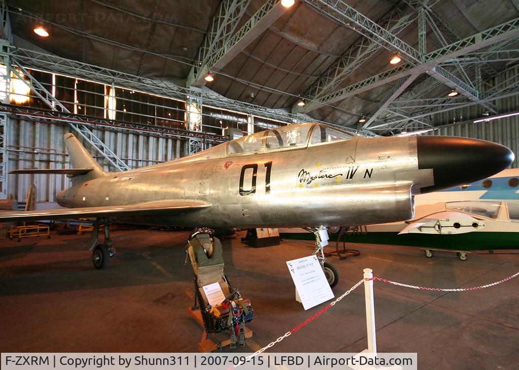 F-ZXRM, Dassault Mystere IVN C/N 01, Mystere IVN preserved inside CAEA Museum
