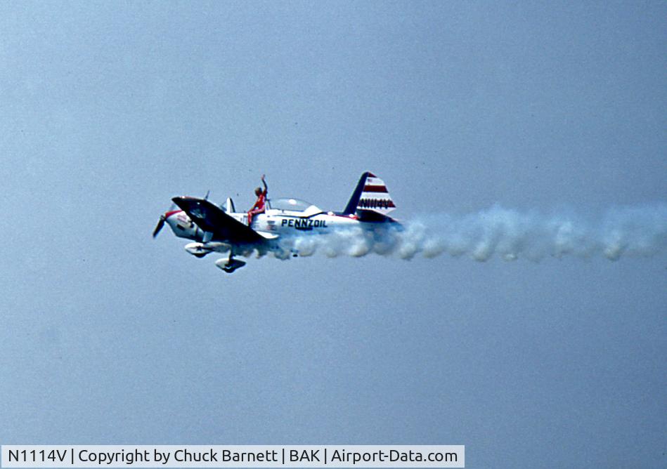 N1114V, 1950 De Havilland Canada DHC-1 Super Chipmunk C/N 116-154, Art Scholl at the 