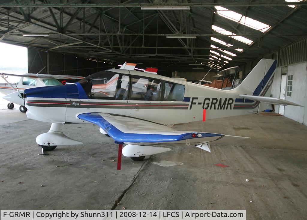 F-GRMR, Robin DR-400-160 Chevalier C/N 2429, Parked inside Airclub's hangar...