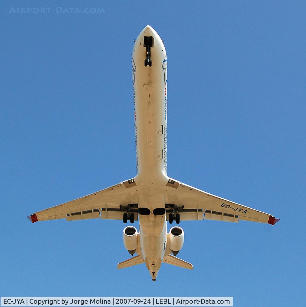 EC-JYA, 2006 Canadair CRJ-900ER (CL-600-2D24) C/N 15090, On final to RWY 25R.