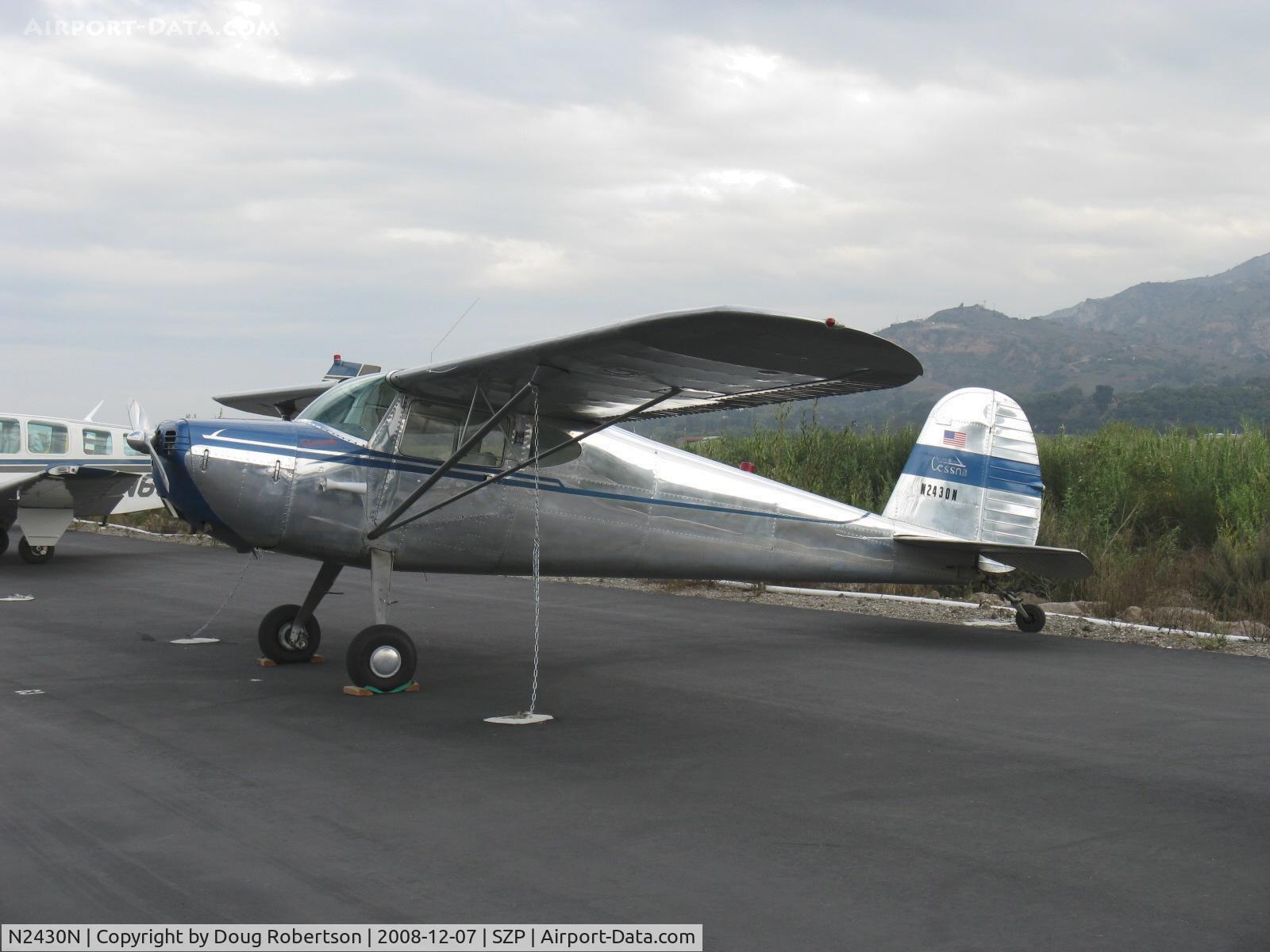 N2430N, 1947 Cessna 140 C/N 12682, 1947 Cessna 140, Continental C85 85 Hp