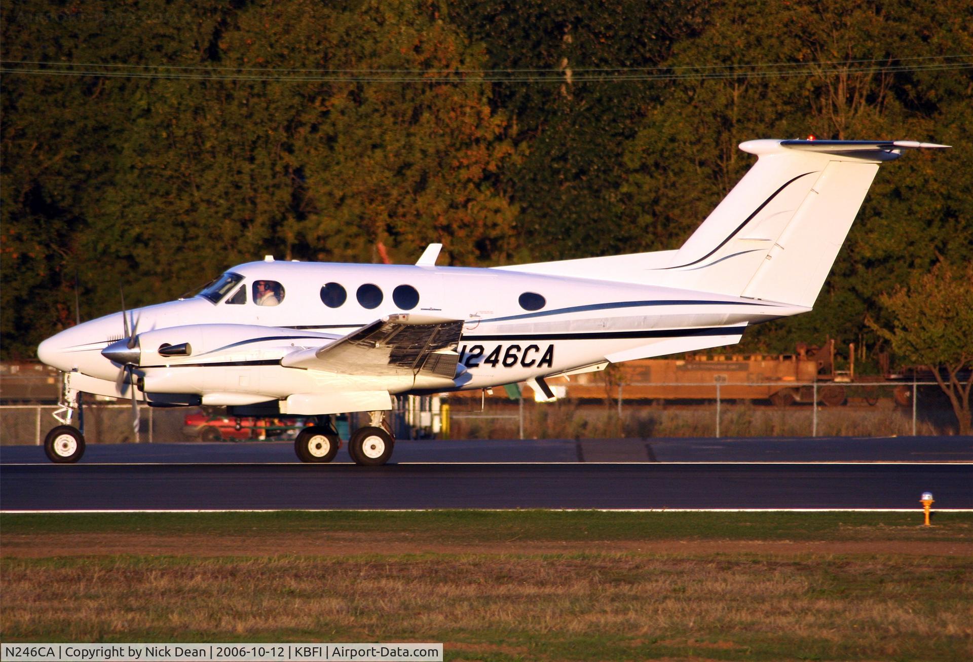 N246CA, 1980 Beech F90 King Air C/N LA-27, KBFI