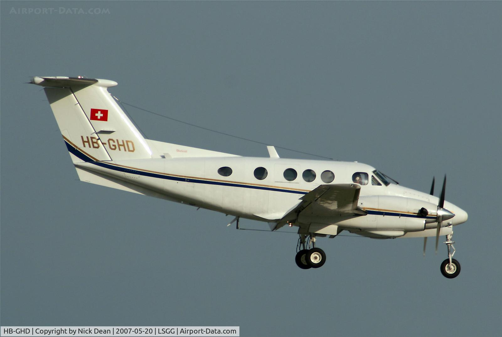 HB-GHD, 1980 Beech F90 King Air C/N LA-50, LSGG