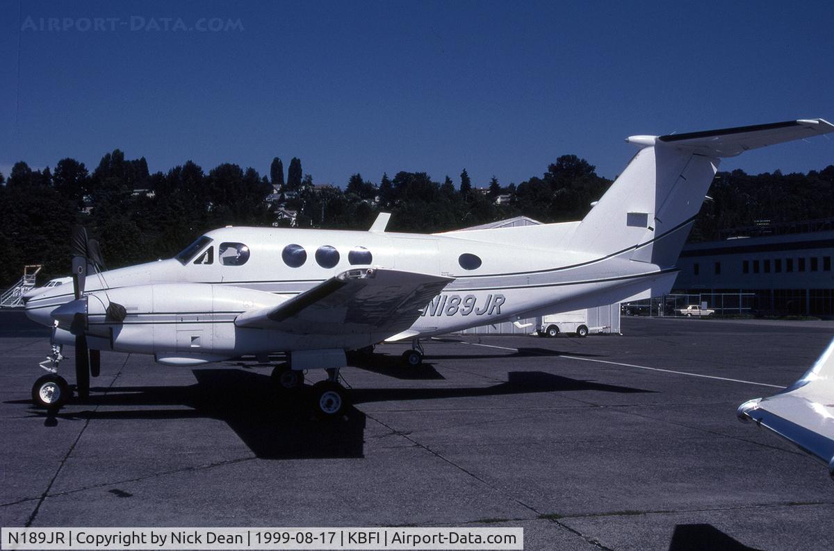 N189JR, Beech F90 King Air C/N LA-61, KBFI