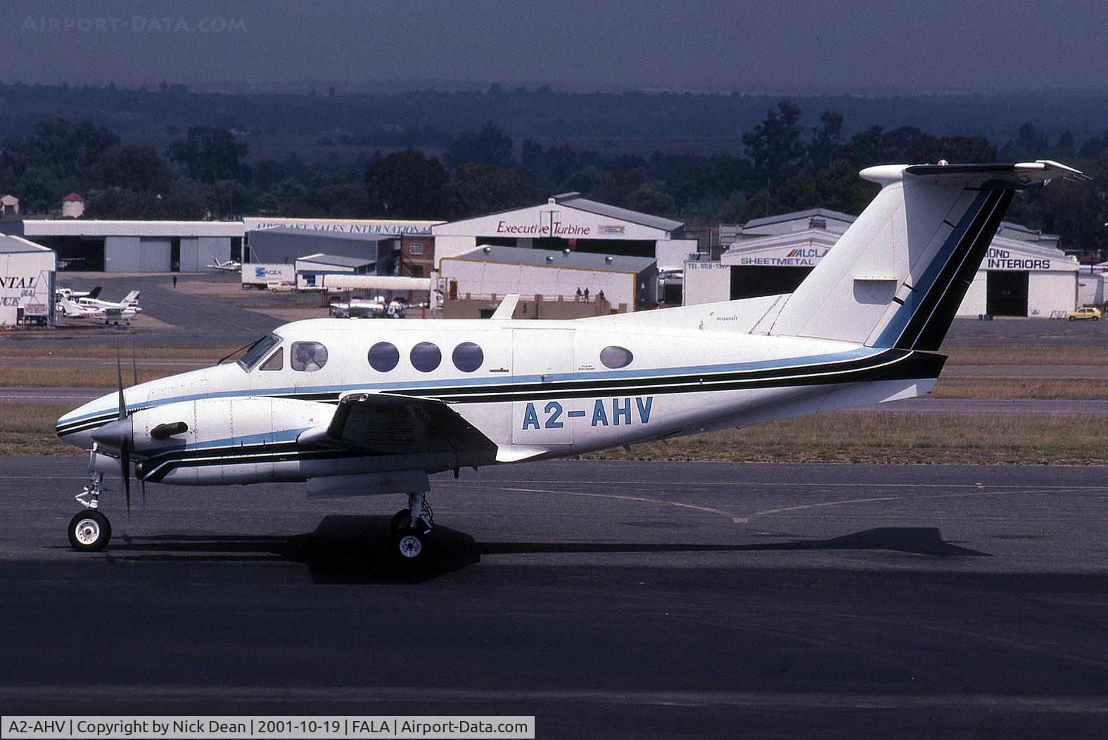 A2-AHV, Beech F90 King Air C/N LA-212, FALA