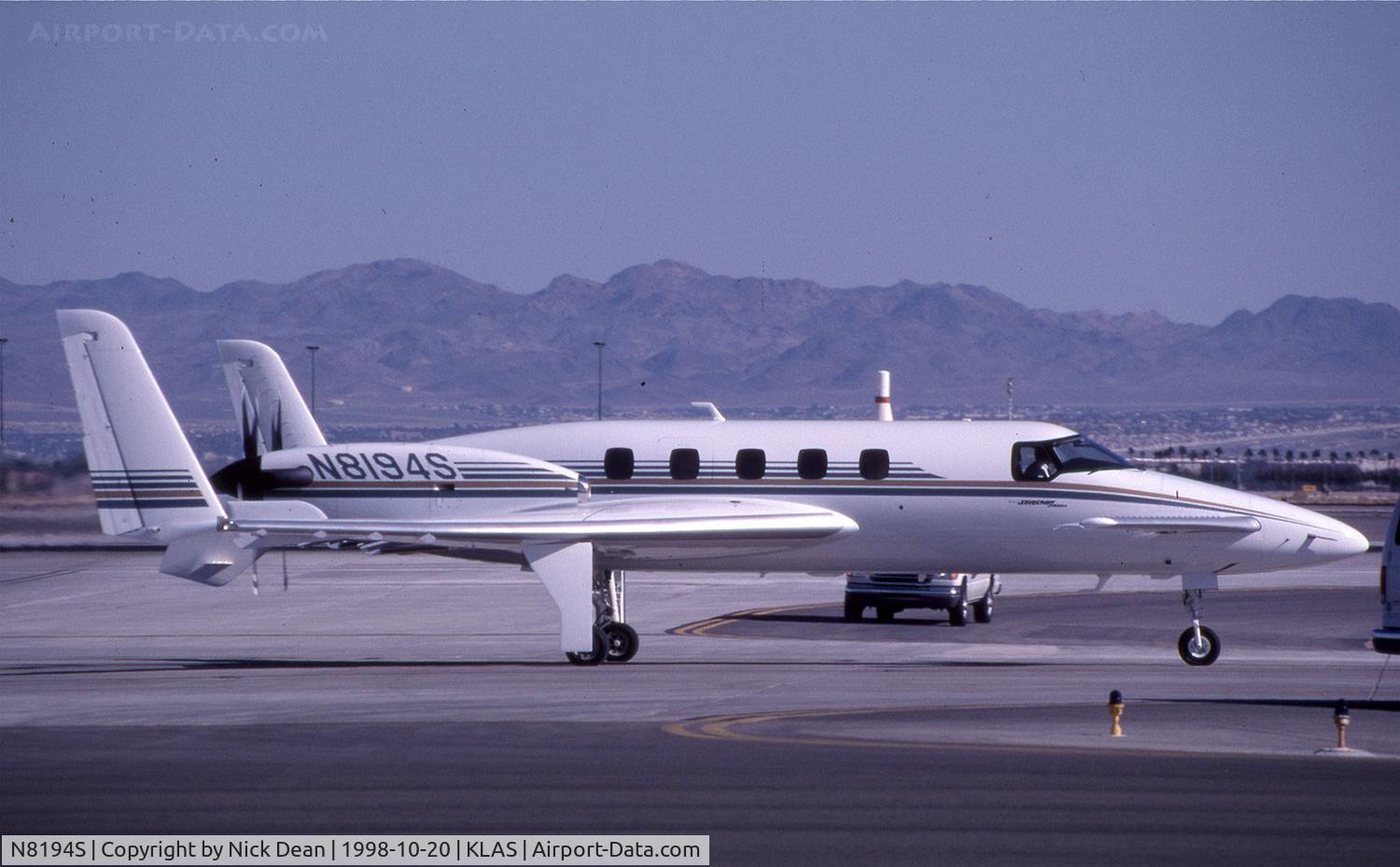 N8194S, 1993 Beech 2000A Starship 1 Starship 1 C/N NC-37, KLAS