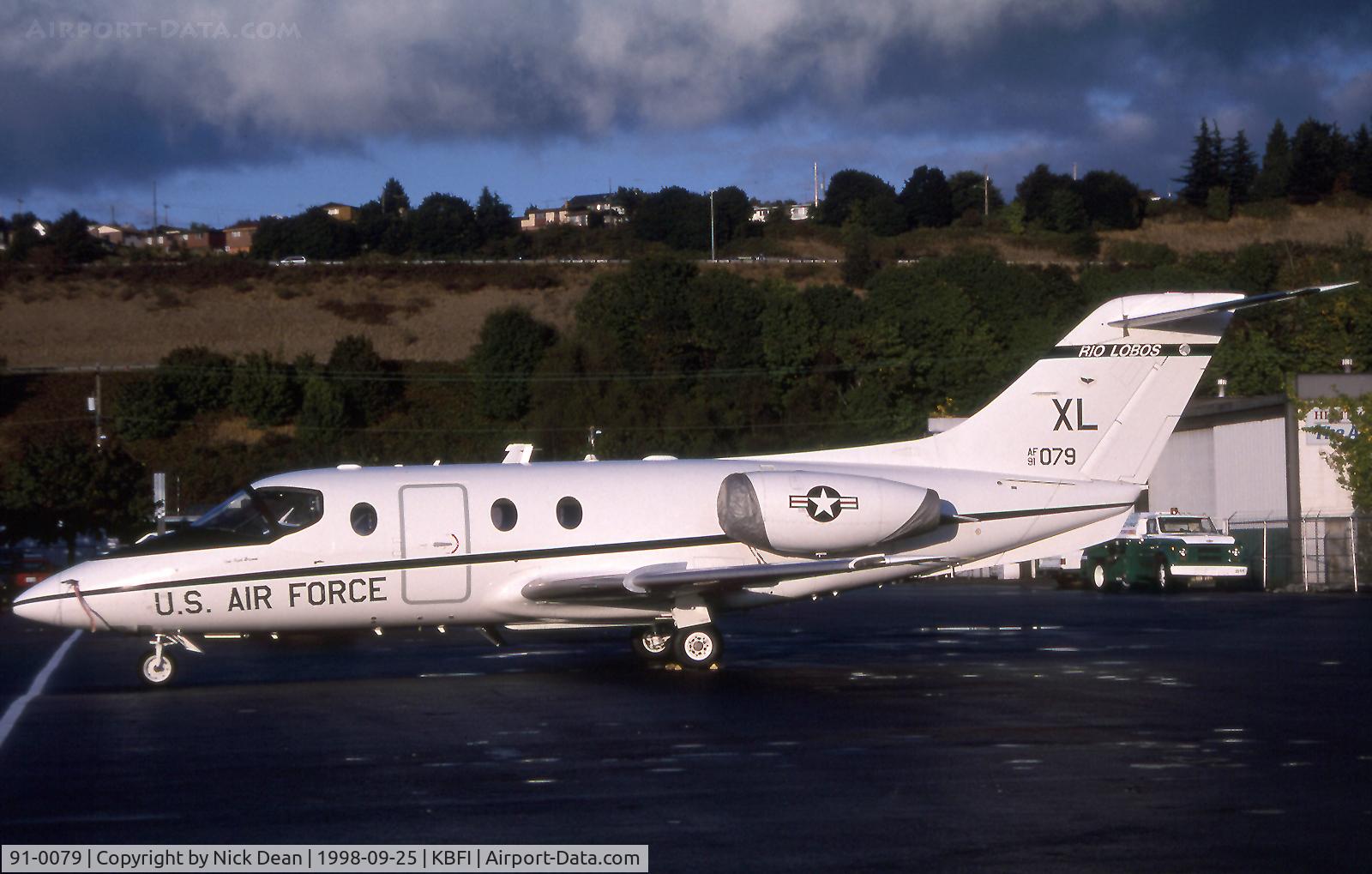 91-0079, 1991 Beechcraft T-1A Jayhawk C/N TT-20, KBFI
