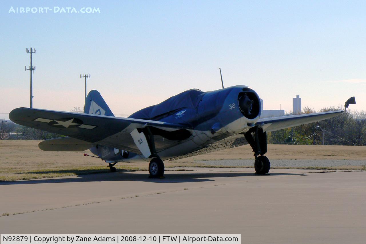 N92879, 1944 Curtiss SB2C-5 Helldiver C/N 83725, At Meacham Field - CAF Helldiver at Byam Propeller for prop overhaul.