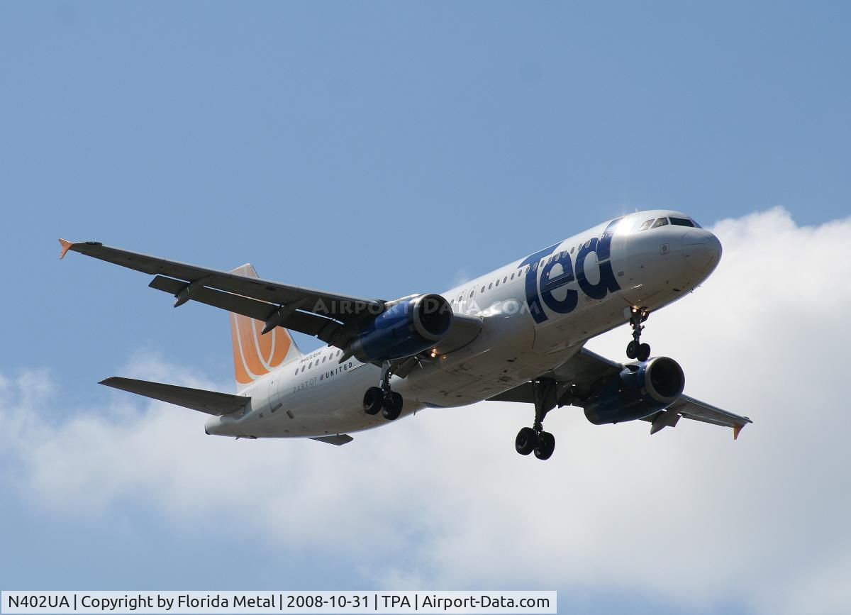 N402UA, 1993 Airbus A320-232 C/N 439, Ted A320