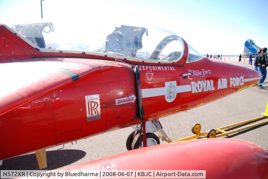 N572XR, 1963 Hawker Siddeley Gnat T.1 C/N FL562, Parked on display.
