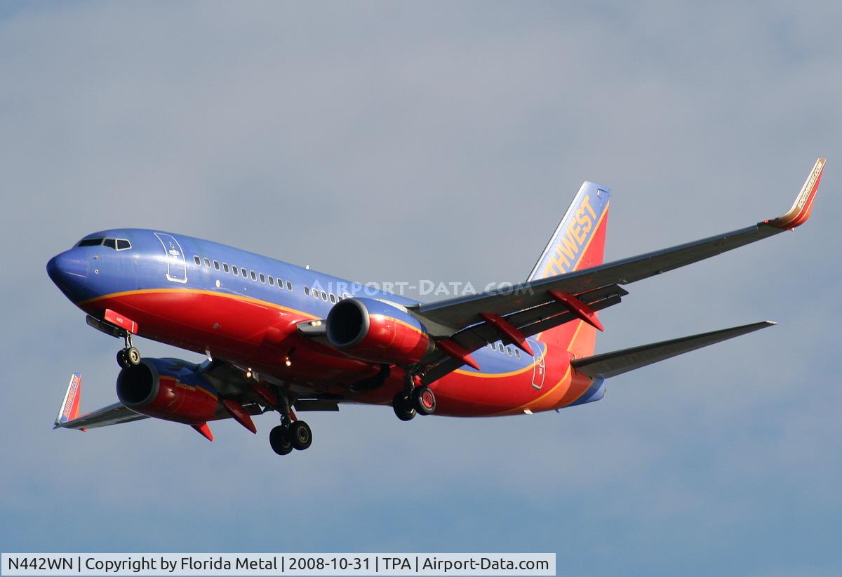 N442WN, 2003 Boeing 737-7H4 C/N 32459, Southwest 737-700