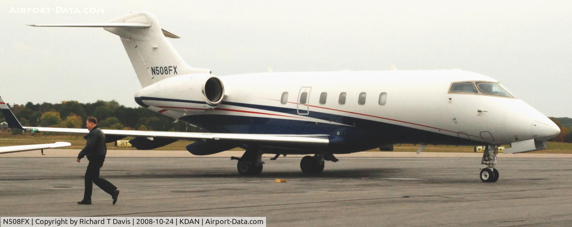 N508FX, 2004 Bombardier Challenger 300 (BD-100-1A10) C/N 20009, 2004 Bombardier BD-100-1A10 in Danville Va.