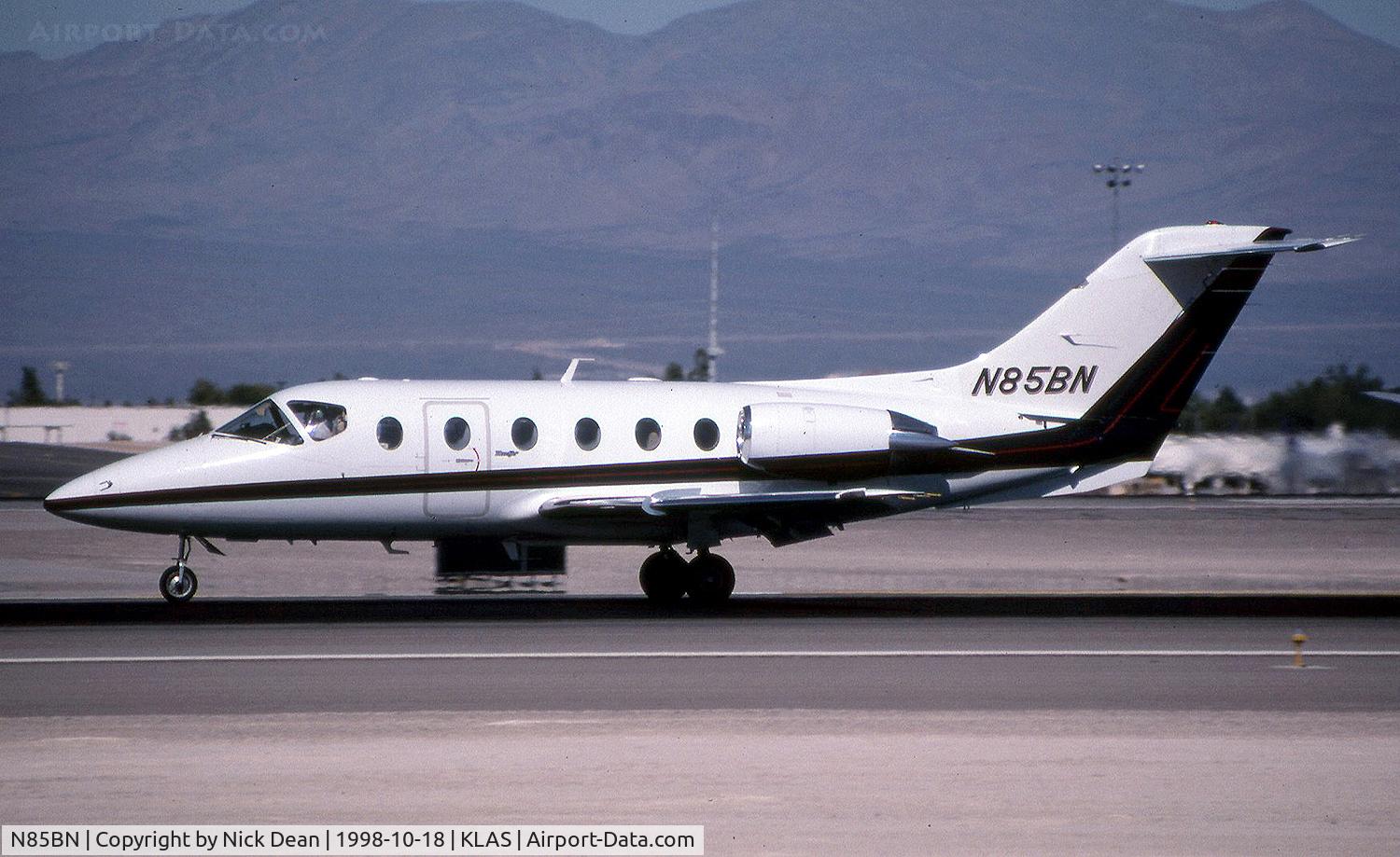 N85BN, 1986 Beechcraft 400 Beechjet C/N RJ-07, KLAS (Currently N403JP and ex MU300 C/N A1007SA)