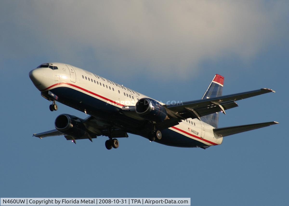 N460UW, 1991 Boeing 737-4B7 C/N 25024, US Airways 737-400