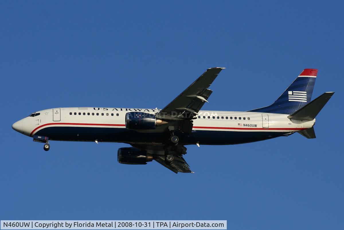 N460UW, 1991 Boeing 737-4B7 C/N 25024, US Airways 737-400