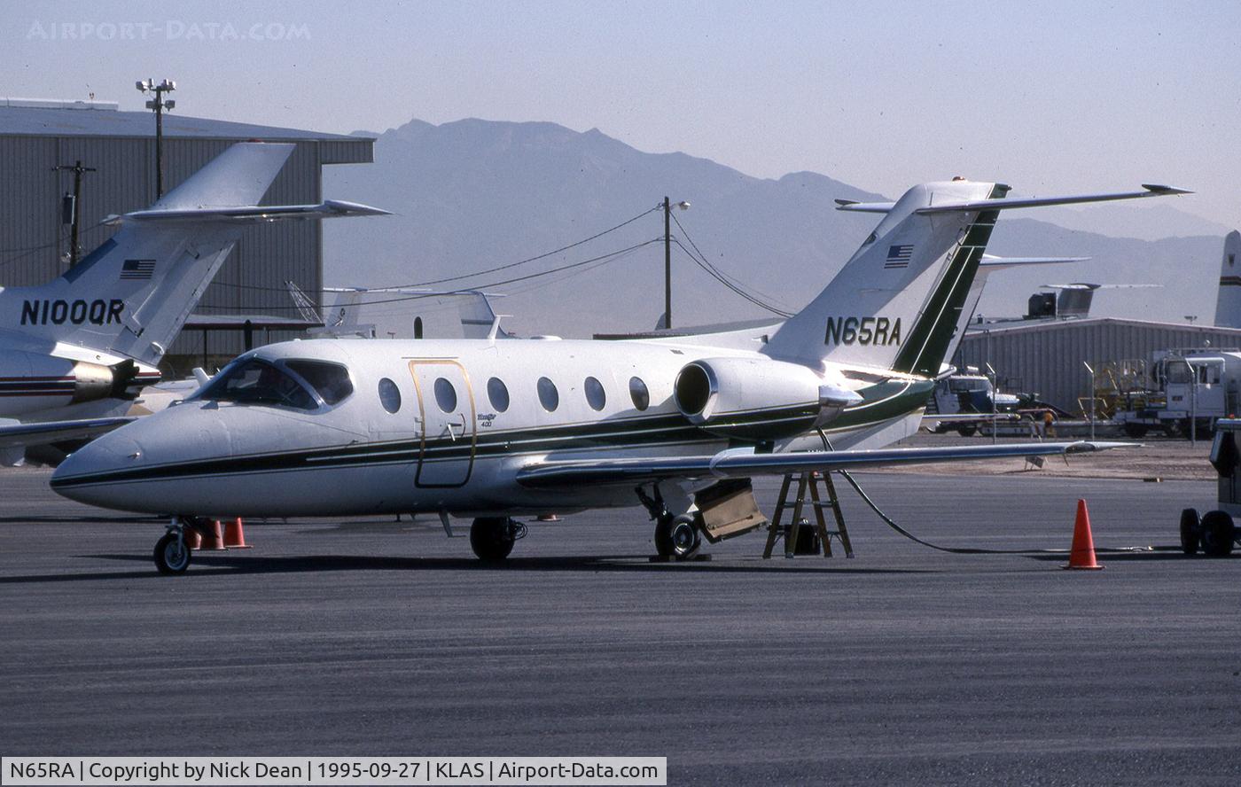 N65RA, Beech 400 Beechjet C/N RJ-9, KLAS