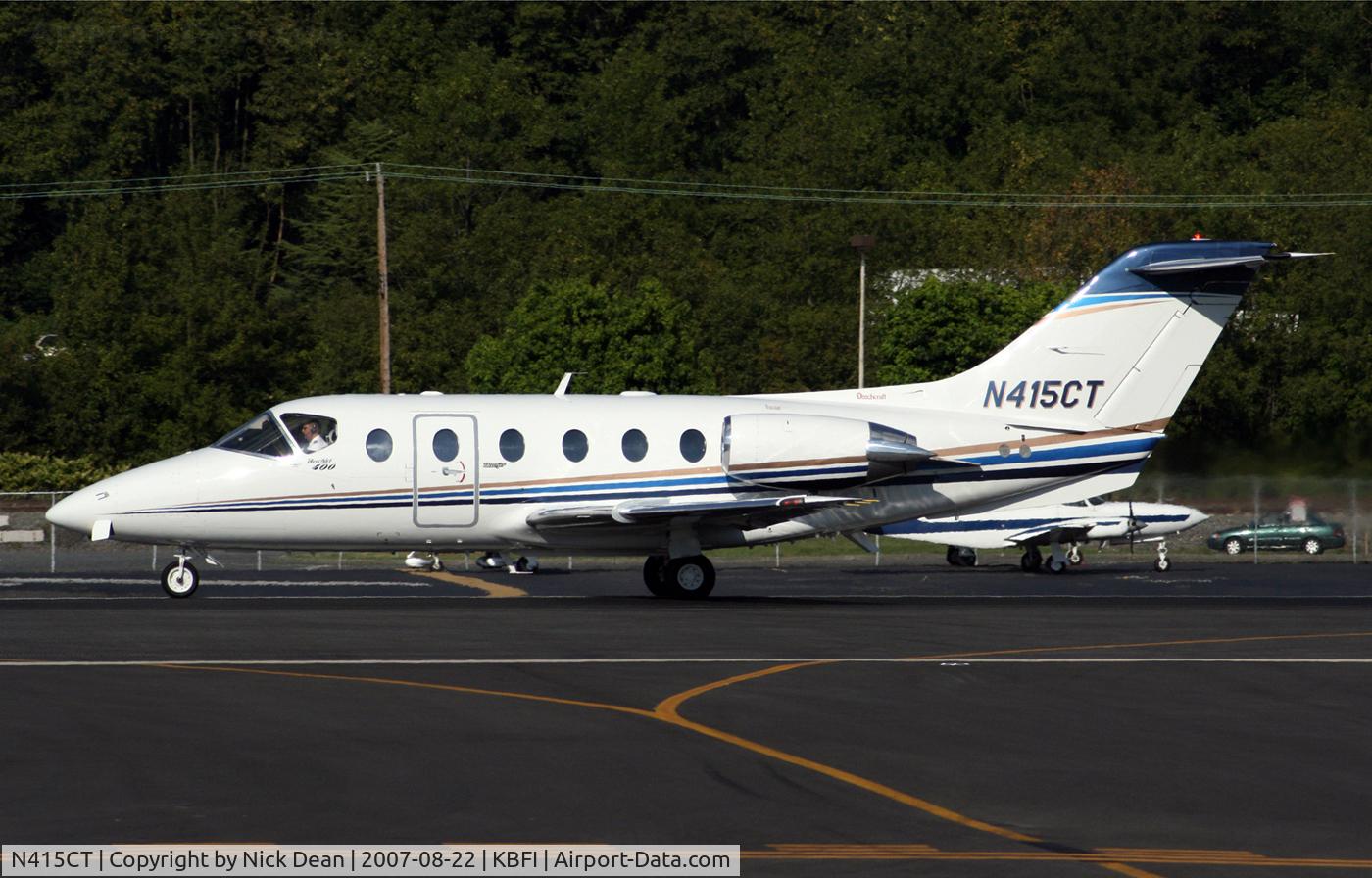 N415CT, 1986 Beech 400 Beechjet C/N RJ-15, KBFI