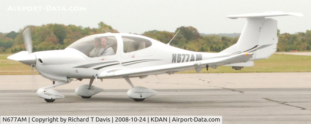 N677AM, 2006 Diamond DA-40 Diamond Star C/N 40.677, 2006 Diamond DA40 in Danville Va.
