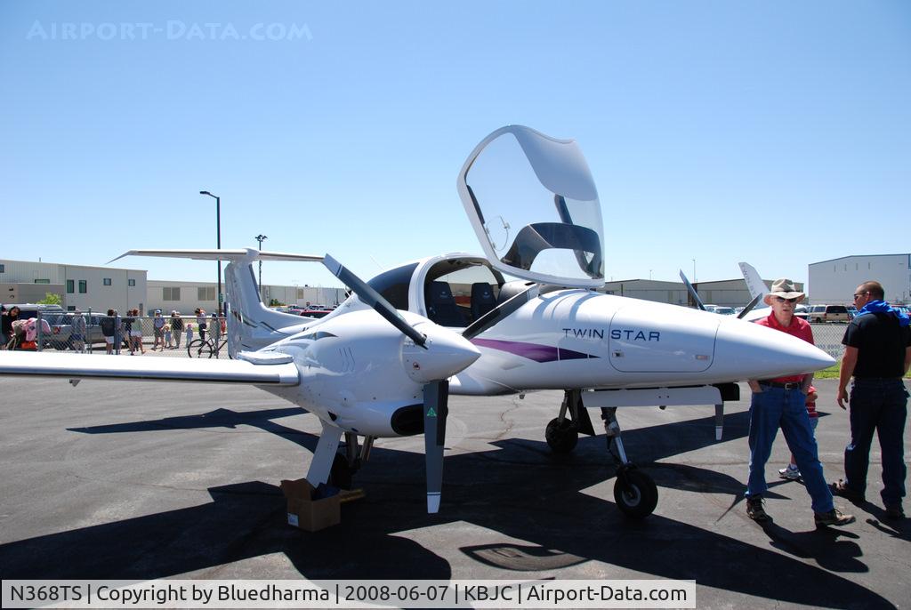 N368TS, 2008 Diamond DA-42 Twin Star C/N 42.AC124, Parked on display.
