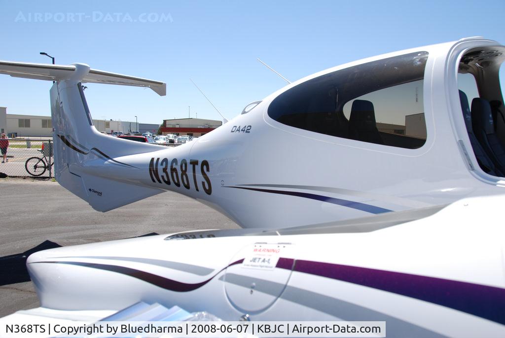 N368TS, 2008 Diamond DA-42 Twin Star C/N 42.AC124, Parked on display.