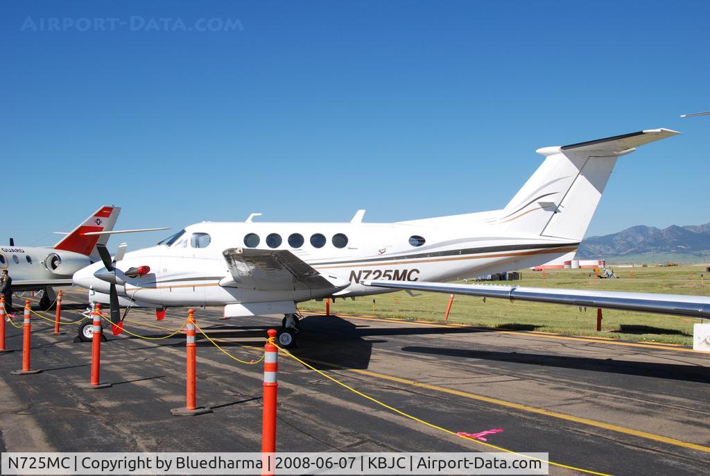 N725MC, 1976 Beech 200 Super King Air C/N BB-169, Parked on Display.