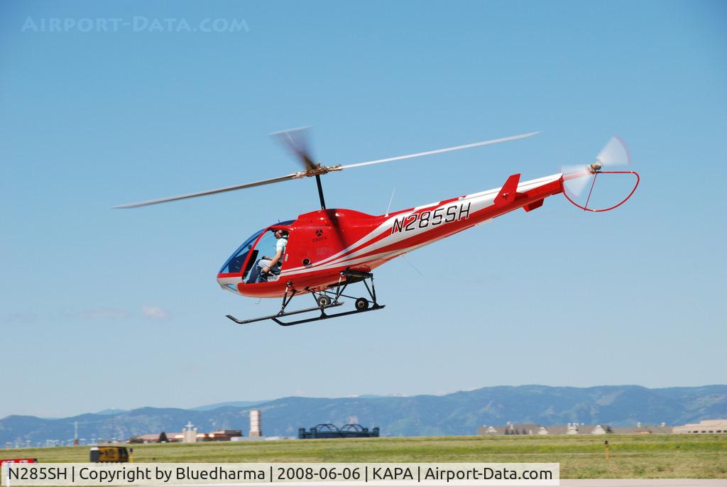 N285SH, 2006 Enstrom 280FX Shark C/N 2120, Flying about APA.