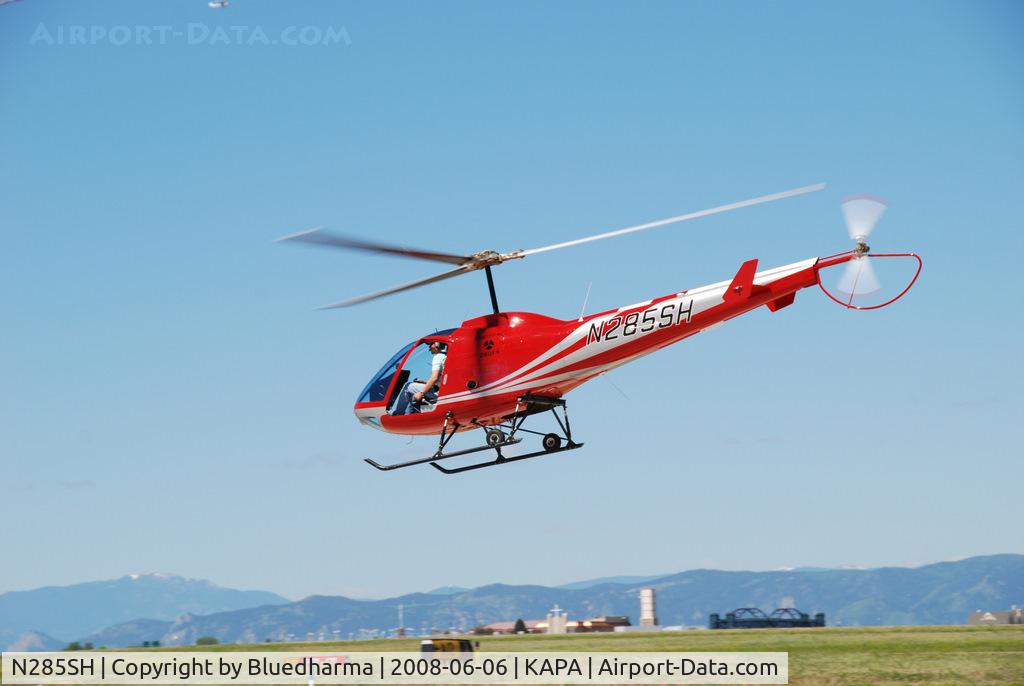 N285SH, 2006 Enstrom 280FX Shark C/N 2120, Flying about APA.