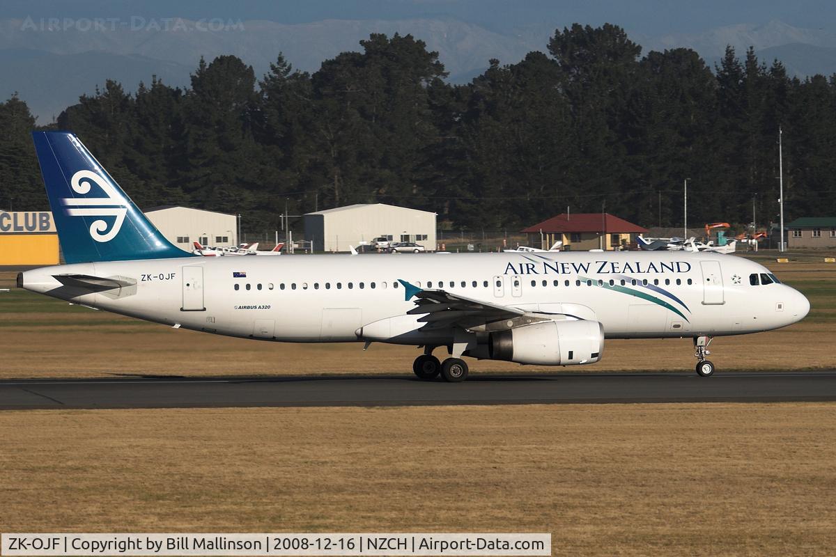ZK-OJF, 2003 Airbus A320-232 C/N 2153, NZ781,  CHC(NZCH)-SYD(YSSY)