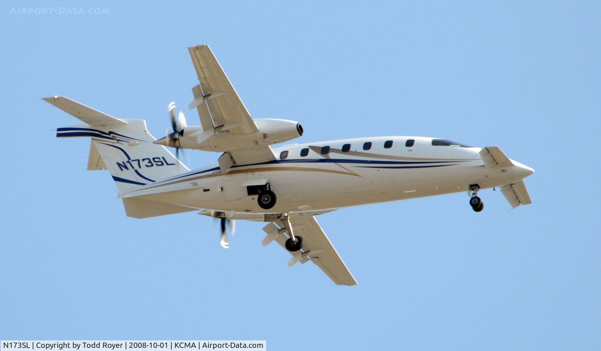 N173SL, 2007 Piaggio P-180 C/N 1146, PIAGGIO P180