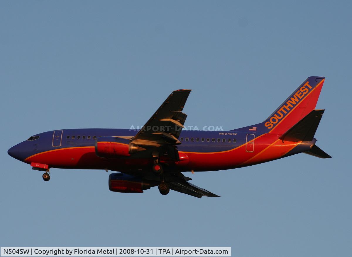N504SW, 1990 Boeing 737-5H4 C/N 24181, Southwest 737-500