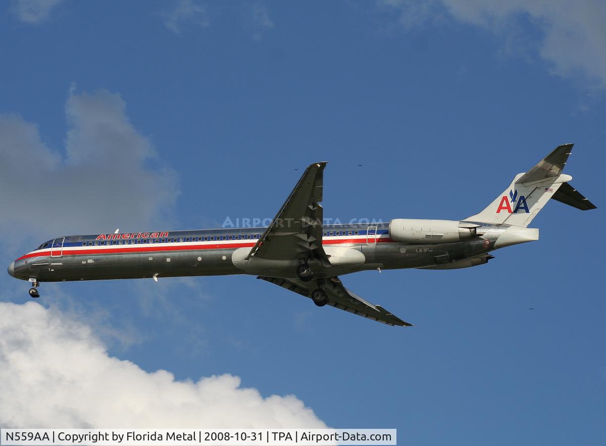 N559AA, 1991 McDonnell Douglas MD-82 (DC-9-82) C/N 53089, American MD-80