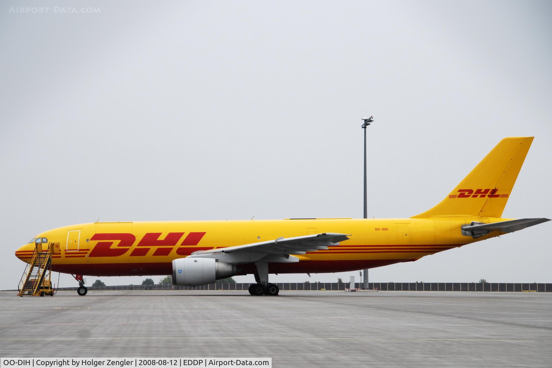 OO-DIH, 1982 Airbus A300B4-103(F) C/N 184, A yellow cargo-cab at DHL-Hub Leipzig