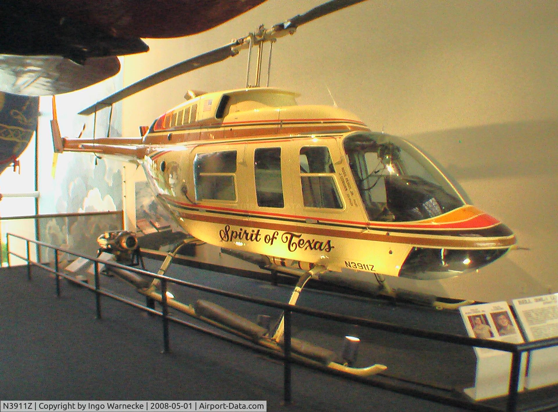 N3911Z, Bell 206L-1 LongRanger II C/N 45658, Bell 206L-1 Long Ranger at the NASM, Washington DC