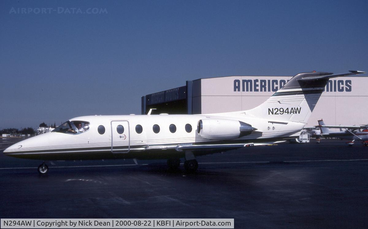 N294AW, 1989 Beechcraft 400A Beechjet C/N RK-1, KBFI (Currently N481CW)