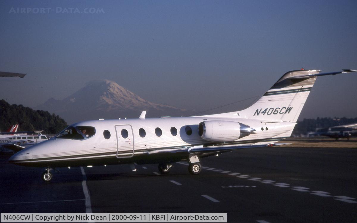 N406CW, 1990 Beechcraft 400A Beechjet C/N RK-6, KBFI (Currently registered N480M)